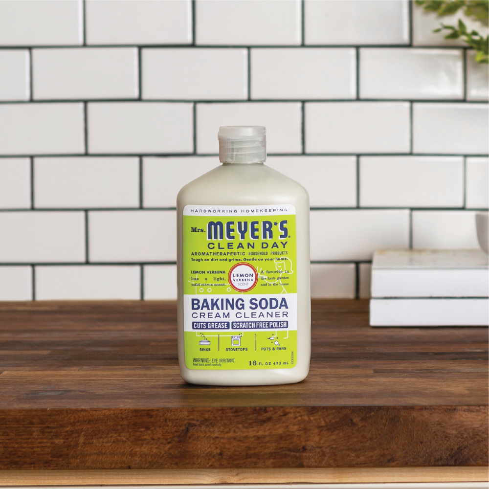 Lemon Verbena Baking Soda Cream Cleaner - 16 oz - Image 6